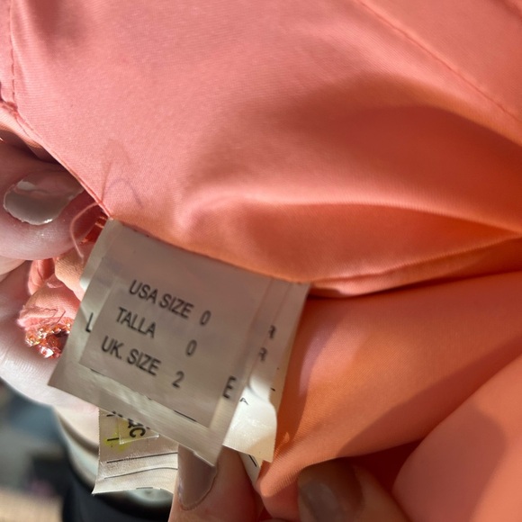 Mori Lee Pink Sweetheart Sleeveless Prom Gown - Picture 15 of 15